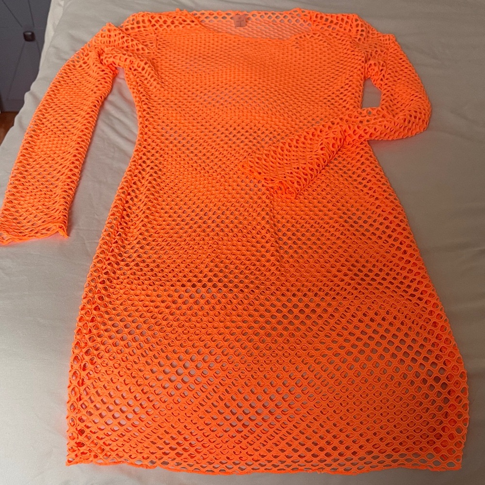 Vibrant Orange Cover up